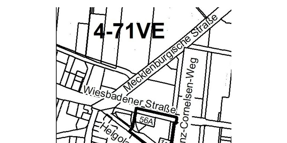 Bebauungsplan 4-71 VE - Wiesbadener Straße