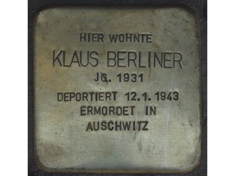Stolperstein für Klaus Berliner