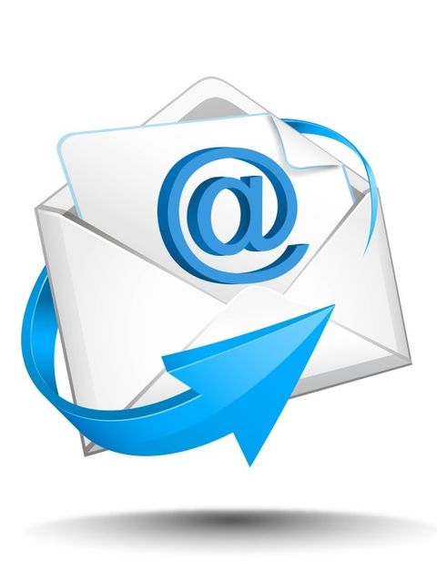 Symbol zum Versenden von E-Mails