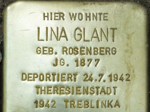 Stolperstein Lina Glant, 2014