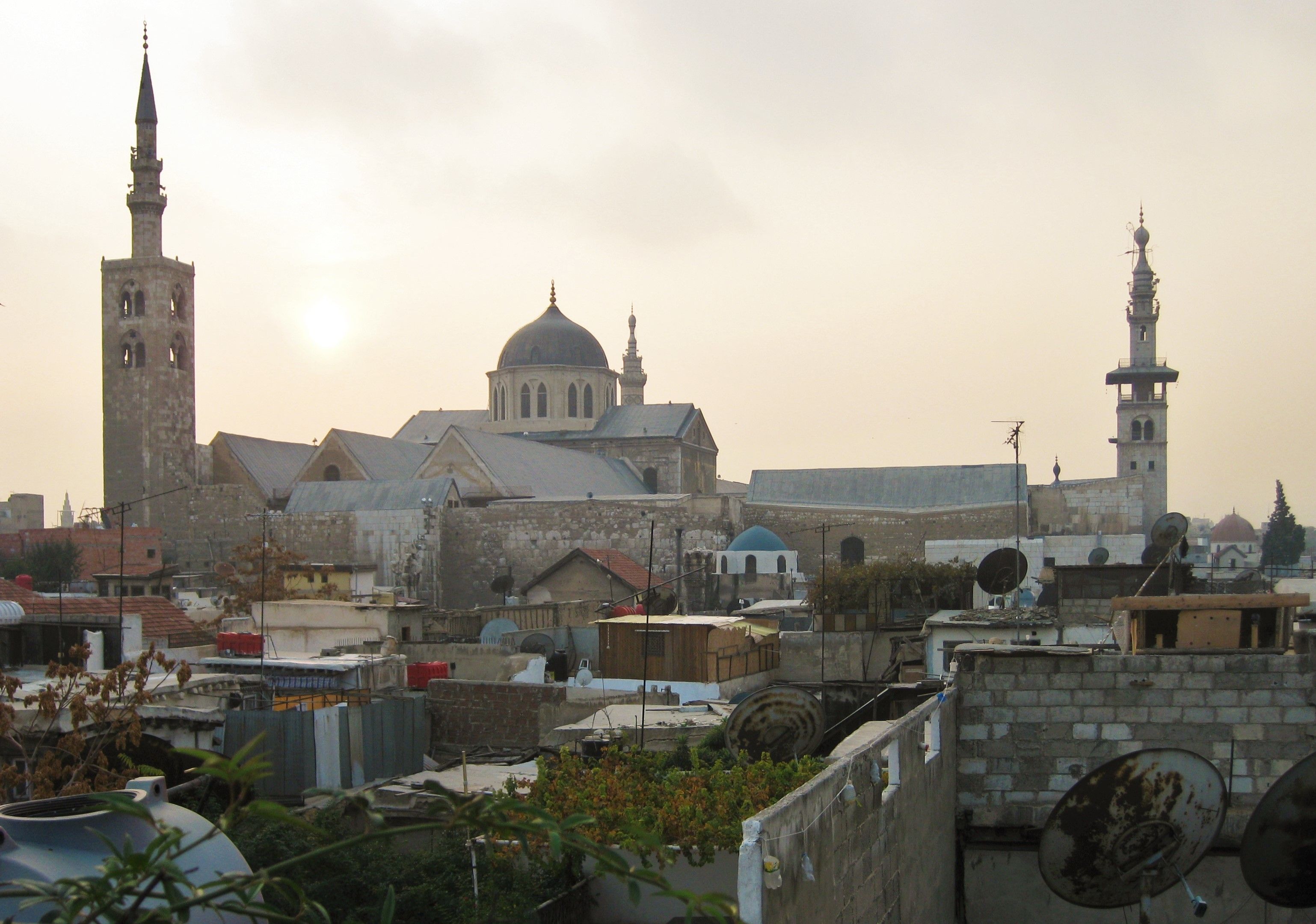 Blick über die Altstadt von Damaskus 2011