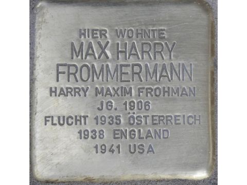 Stolperstein Max Harry Frommermann