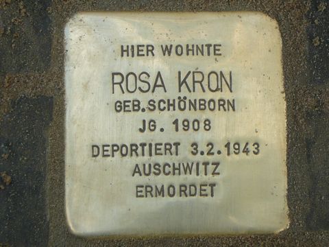 Stolperstein für Rosa Kron