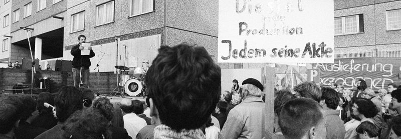 Die zweite Besetzung der Stasi-Zentrale im September 1990