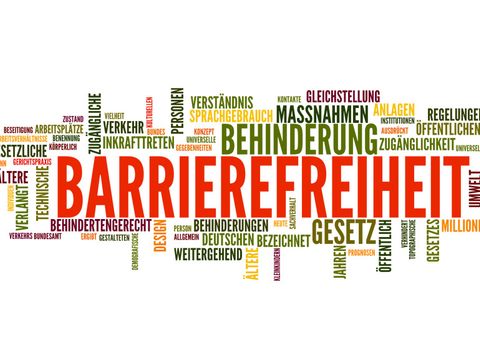 Wörter zu Barrierefreiheit