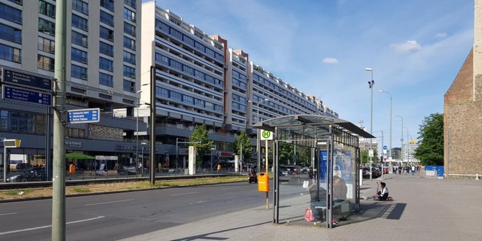 barrierefreier Ausbau Bushaltestelle Marienkirche