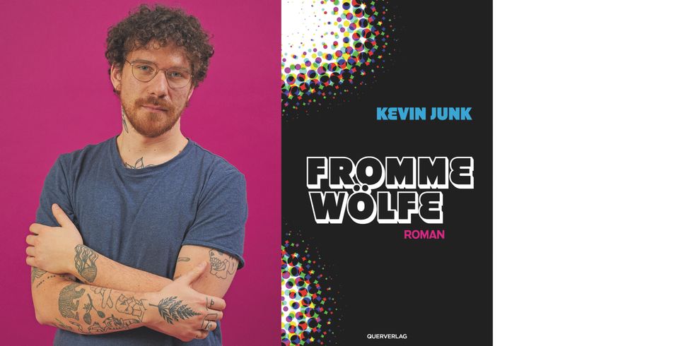 Kevin Junk mit Cover Fromme Wölfe