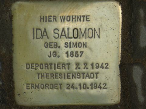 Stolperstein für Ida Salomon