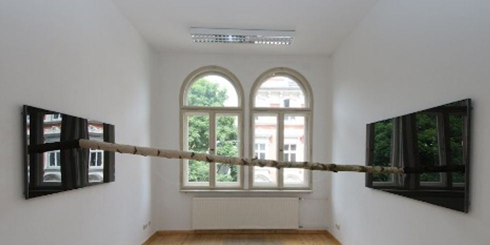 Rauminstallation Christof Zwiener in der galerie weisser elefant 