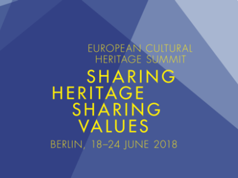 Logo des European Cultural Summit 2018 im Juni 