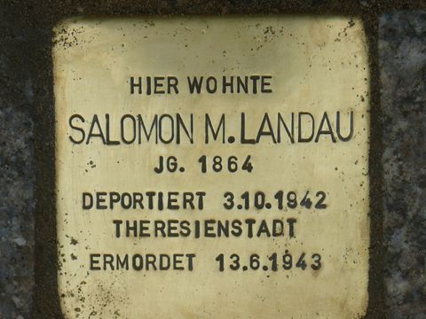 Stolperstein für Salomon M. Landau