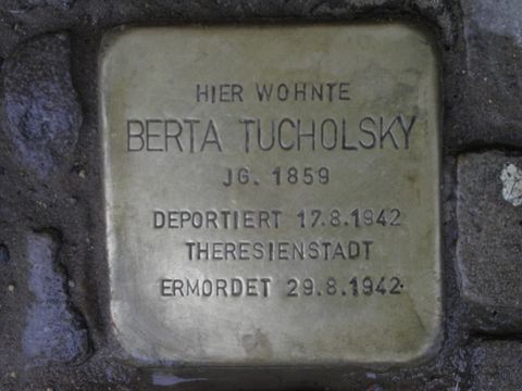 Stolperstein Berta Tucholsky
