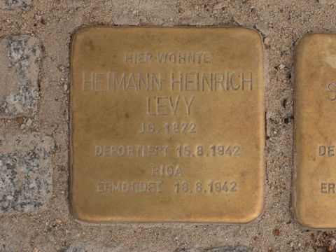 Stolperstein Heimann Heinrich Levy