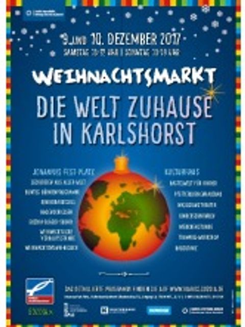 Bildvergrößerung: Plakat Karlshorster Weihnachtsmarkt 2017