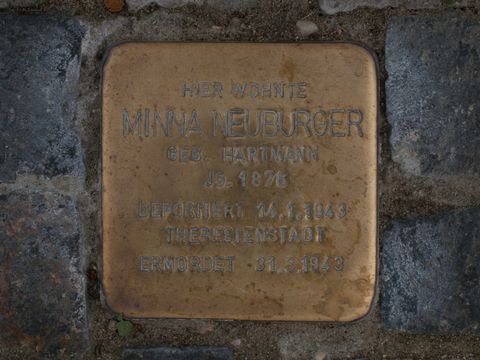Stolperstein Minna Neuburger