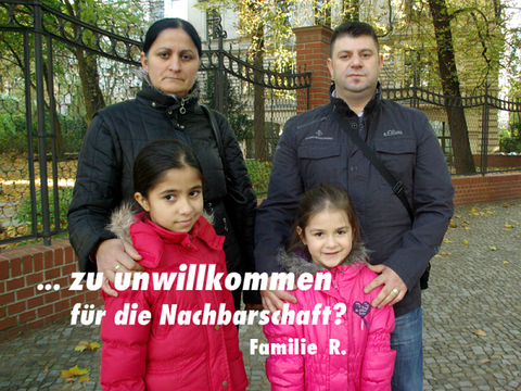 Foto einer Roma-Familie