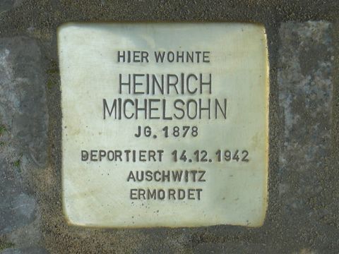 Stolperstein für Heinrich Michelsohn