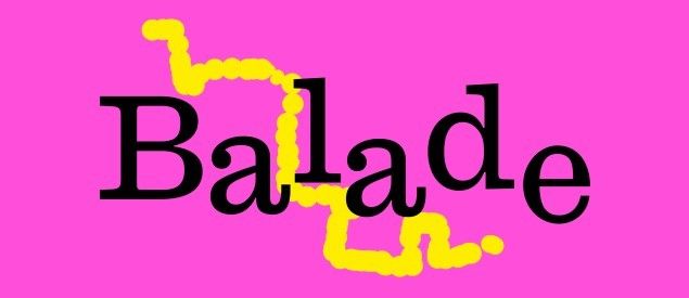 Der Ausstellungsparcours „Balade“. 