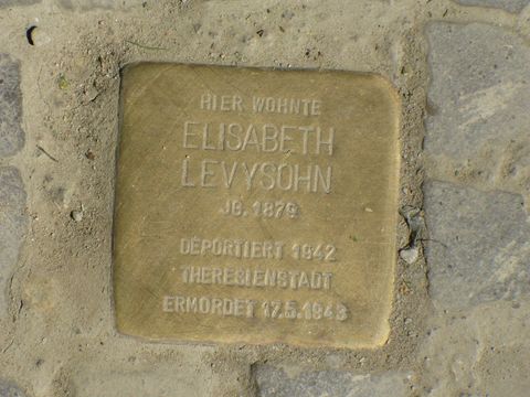 Stolperstein für Elisabeth Levysohn, Foto:B.Plewa