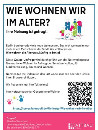Plakat zur Umfrage 