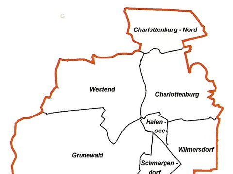 Ortsteile von Charlottenburg-Wilmersdorf