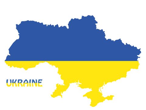Vektorstock Konzeptkarte der Ukraine