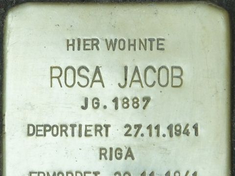 Stolperstein Rosa Jacob, 2014