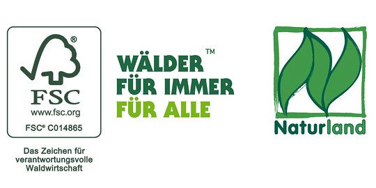 Logo FSC® und Naturland-Verband