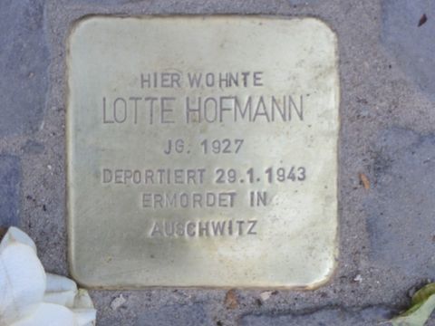 Stolperstein Lotte Hofmann