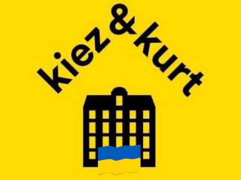 Kiez und Kurt Logo gelb