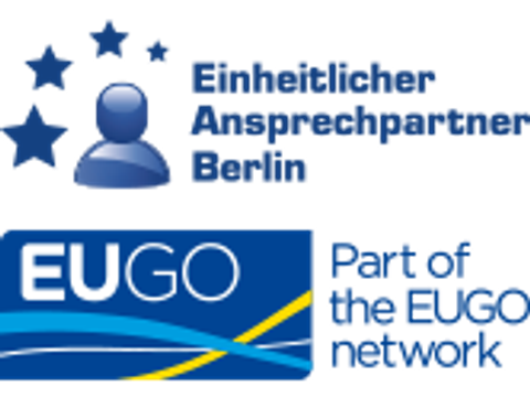 Logo des Einheitlichen Ansprechpartners Berlin und des EUGO