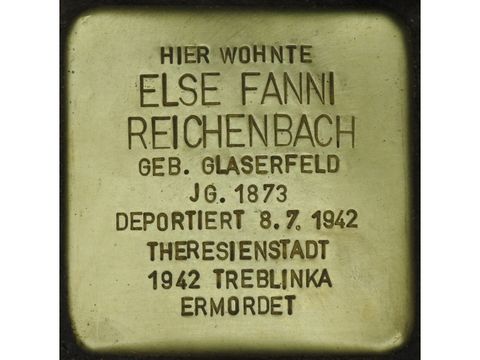 Bildvergrößerung: Stolperstein Else Fanni Reichenbach
