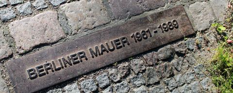 Mauer-Kennzeichnung am Hahneberg