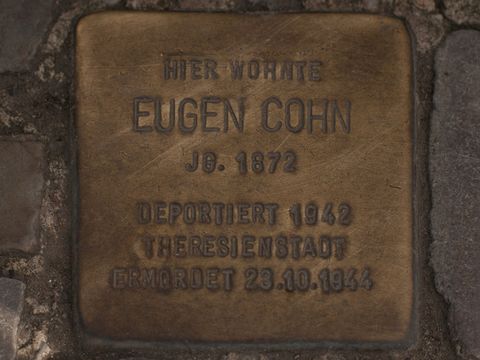 Stolperstein Eugen Cohn, 25.03.2012