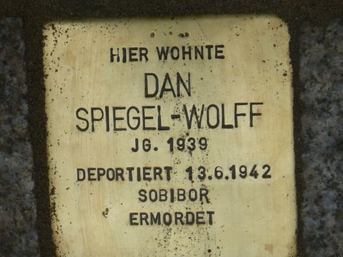 Stolperstein für Dan Spiegel-Wolff