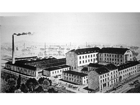 Haarener Tuchfabrik um 1910