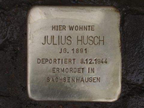 Stolperstein Julius Husch