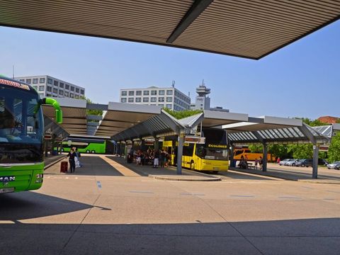 Zentraler Omnibusbahnhof vor dem Umbau