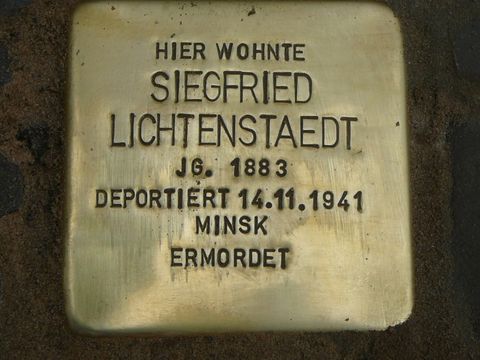 Stolperstein für Siegfried Lichtenstaedt