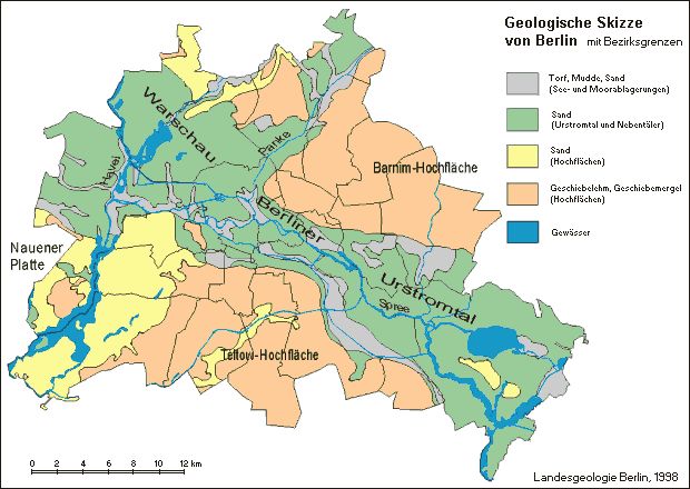 Bildvergrößerung: Abb. 3: Geologische Skizze von Berlin