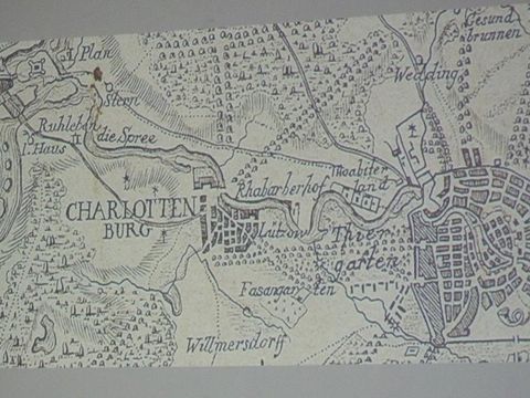 Bildvergrößerung: historische Karte Charlottenburg