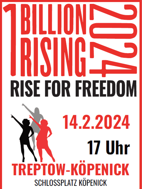 Bildvergrößerung: One Billion Rising Plakat 2024