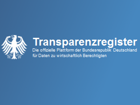 Logo des Transparenzregisters
