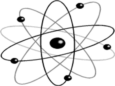 den Aufbau eines Atoms
