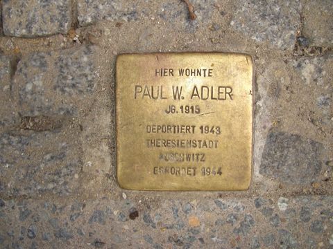 Stolperstein für Paul W. Adler
