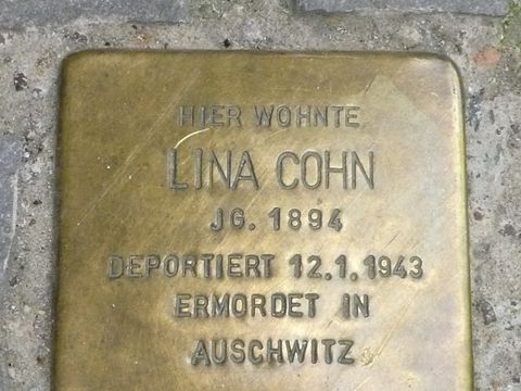Stolperstein Lina Cohn