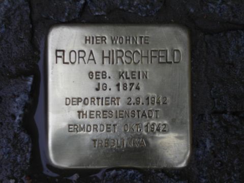 Stolperstein Flora Hirschfeld