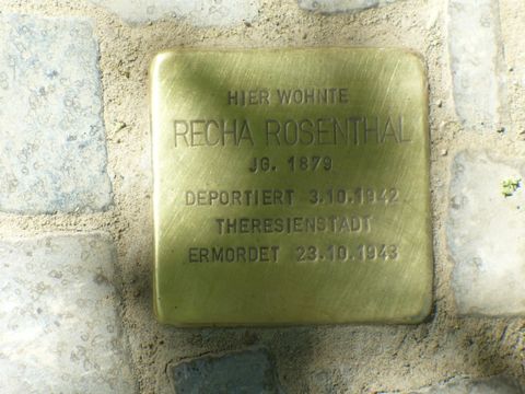 Stolperstein für Recha Rosenthal