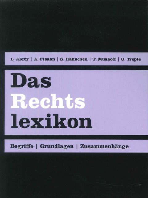 Deckblatt Das Rechtslexikon