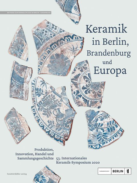 Cover der Publikation "Keramik in Berlin, Brandenburg und Europa", 2022